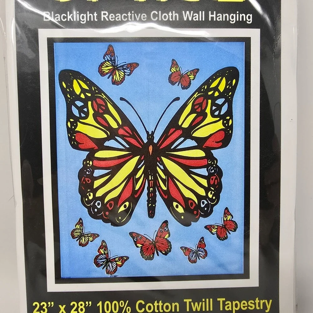 Opticz Blacklight Cotton Twill Tapestry Wall Hanging 23